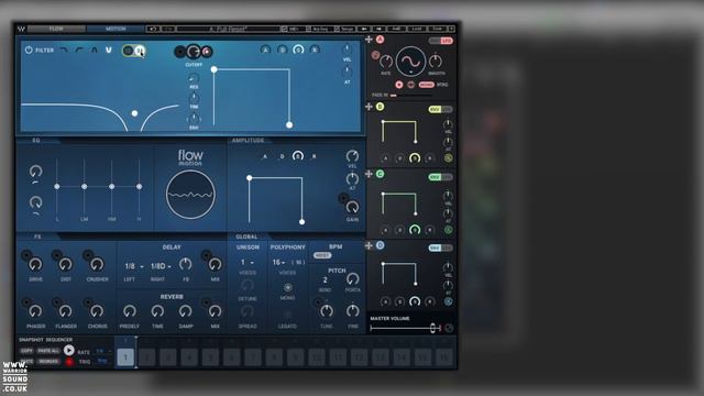 Waves Flow Motion FM Synth - GUI Overview смотреть онлайн