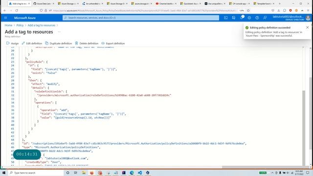 Azure Policy: Create GUID as a TAG for all Azure Resources -Useful for CMDB data management смотреть онлайн