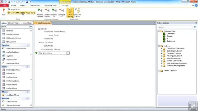 Visual Basic for Access Tutorial | Convert Macro to Code | InfiniteSkills смотреть онлайн