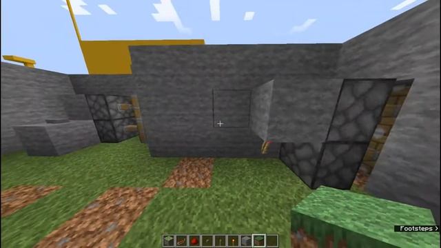 How to build a 2X1 piston door in Minecraft Java Latest version смотреть онлайн