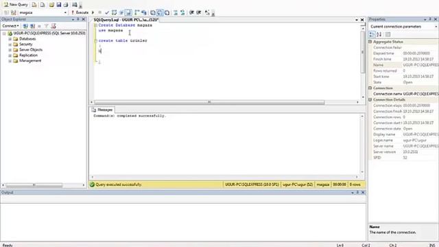 SQL Veritabanı ve Tablo oluşturma смотреть онлайн