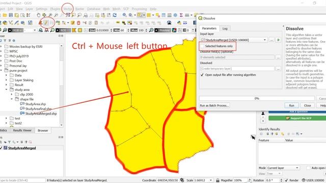 How to Merge Multiple Polygons features into single polygon смотреть онлайн