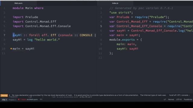 Utah Haskell Meetup - Intro to PureScript - Michael Trotter смотреть онлайн
