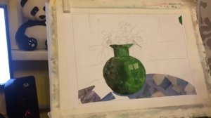 Как сделать картину из бумажной мозаики.