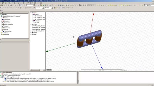 ANSYS Maxwell. Определение потерь в ста смотреть онлайн