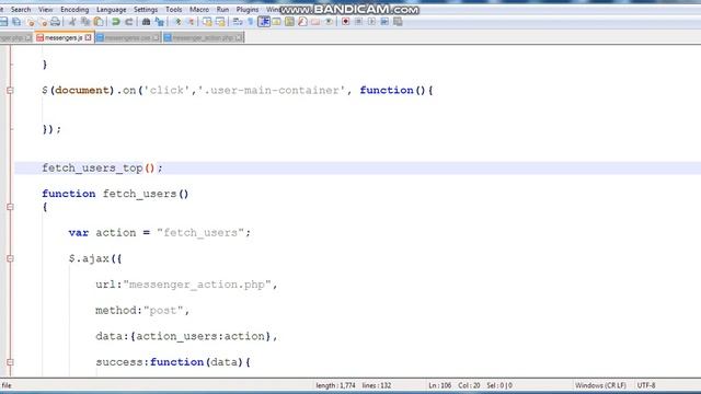 Messenger Chat Website Part-33: Fetch Users Details AJAX PHP MYSQLI . смотреть онлайн
