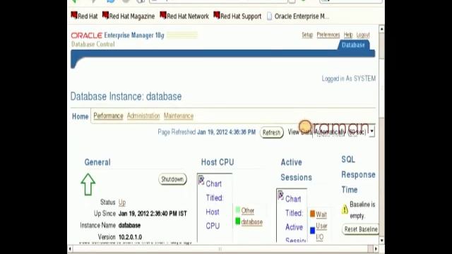 2 hours oracle database administration -login and logout EM смотреть онлайн