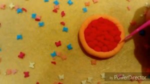 DIY вишнёвый пирог из лёгкого пластилина своими руками ???