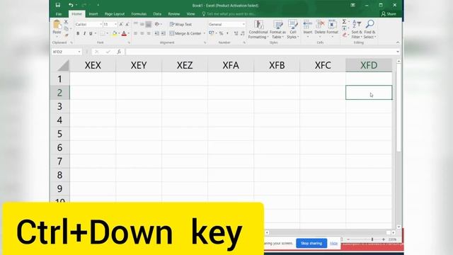 Go to Last Row &Last column in Excel sheet #excel смотреть онлайн