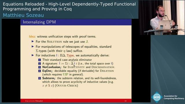 Equations Reloaded - High Level Dependently-Typed Functional Programming and Proving in Coq смотреть онлайн