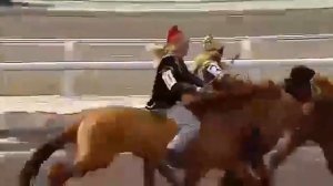 Скачка башкирских лошадей (видео клип от Альберта Ласынова)