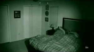 Привидение пришло ночью Запись с видеокамеры