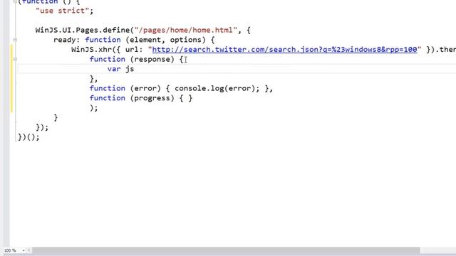 Windows 8 and HTML Part 5: Fetch Data with WinJS смотреть онлайн