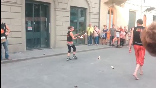 Dancing with fire!!!Танцы с огнем!!!NEW!!!Italia Firenze !!! смотреть онлайн