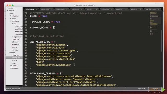 014 enabling the django debug toolbar смотреть онлайн