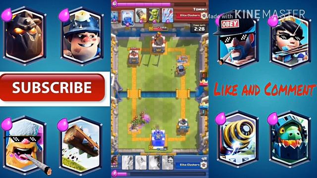 Clash Royale-3 Crown Draw Challenge!!! смотреть онлайн