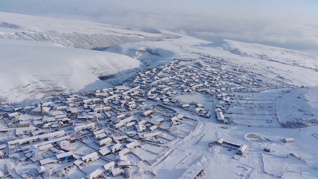 Снежный март с. Верхний Каранай полет на Xiaomi fimi x 8 se 2022 смотреть онлайн