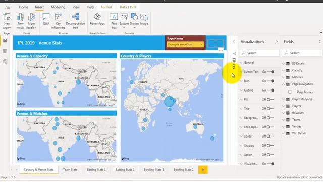 Dynamic Page Navigation in Power BI| How to Create Page Navigation in Power BI смотреть онлайн