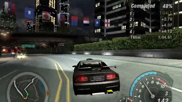 NFS Underground 2 - Honda Civic Sprint Race Gameplay смотреть онлайн