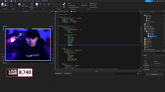 How To Use Commander Admin Panel In Roblox Studio 2021 | Vibe Game Series (PT.43) смотреть онлайн