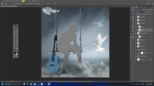 Photoshop Tutorial / Dove Lover / Photo Manipulation / Creative Concept Photo Editing / Rju Officia
