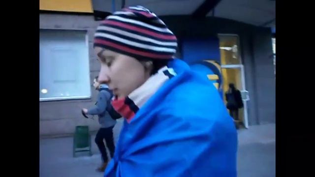 Хода посвященная памяти Поляка в Запорожье. смотреть онлайн