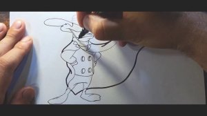 ЧЕРНЫЙ ПЛАЩ | нарисовать маркером | Рисую персонажа Disney| Нарисовать дисней