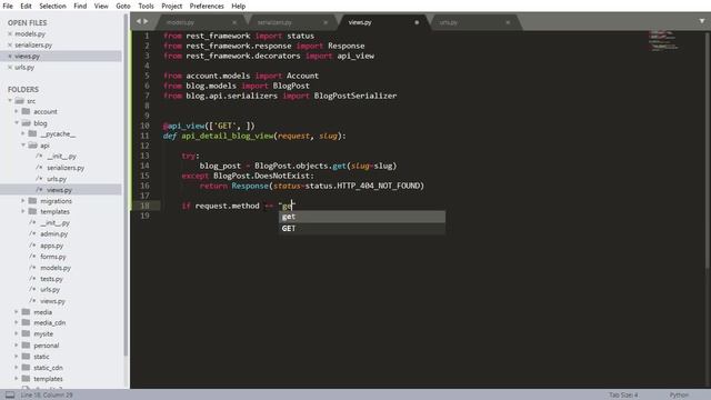 Views (Django REST framework) смотреть онлайн