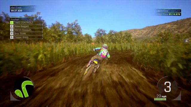 Supercross 2 The game.Compound Supercross gameplay - YAMAHA 450 смотреть онлайн