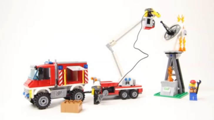 Lego City 60111 Fire Utility Truck - Lego Speed Build смотреть онлайн