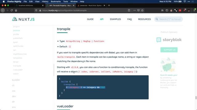 How to fix Nuxt.js unexpected token export error смотреть онлайн