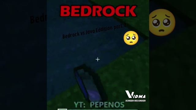 Bedrock Vs Java Eddition Part 2 #like #subscribe #support #minecraft смотреть онлайн