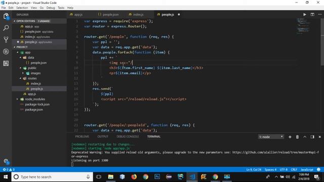 Nodejs and Expressjs [A Developer's Guide] - Middleware #5 смотреть онлайн