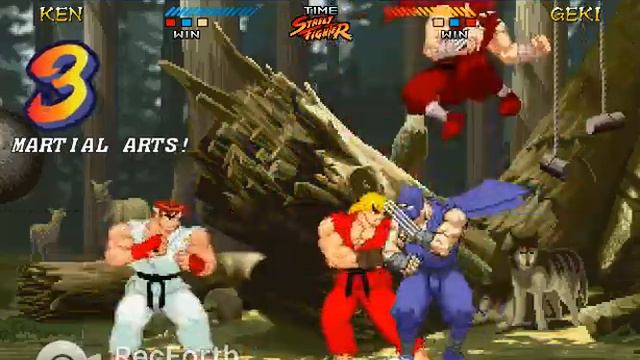 Street Fighter One Remake Gameplay