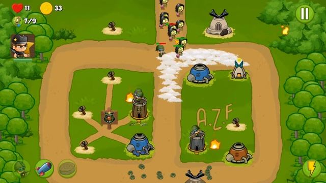 Zombie Wars : Invasion Walkthrough Level 9 Gameplay Part 9 смотреть онлайн