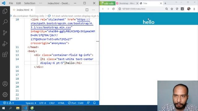 Thực hành bootstrap cơ bản phần một | Tủ Sách Vàng смотреть онлайн