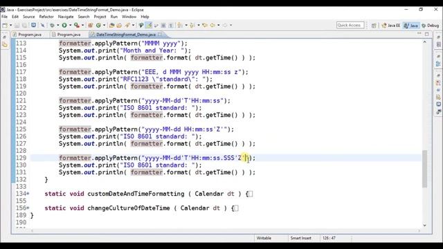 string format datetime in java смотреть онлайн