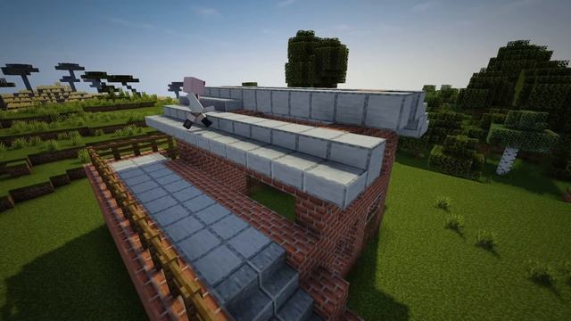 Minecraft: How To Make A Brick House | Simple Brick House Tutorial смотреть онлайн