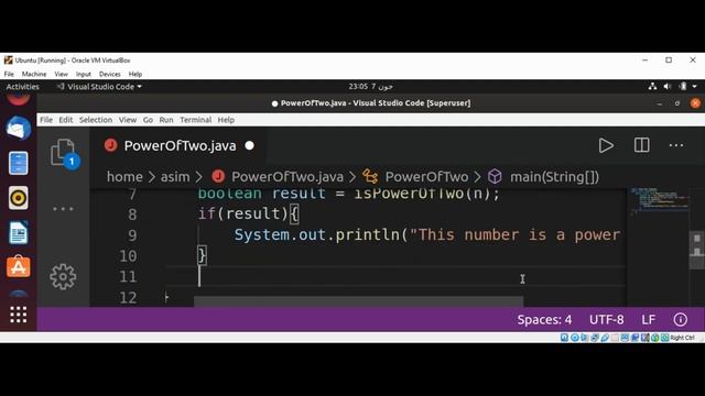 Java program to check if a given number is power of two or not смотреть онлайн