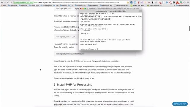 How To Install Nginx, MySQL, PHP (LEMP) on your Droplet - (DigitalOcean Bangla Tutorial) - Part 2 смотреть онлайн