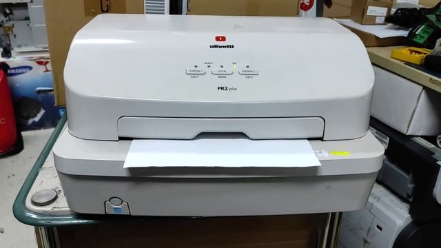 Olivetti PR2 Plus Printer Calibration смотреть онлайн