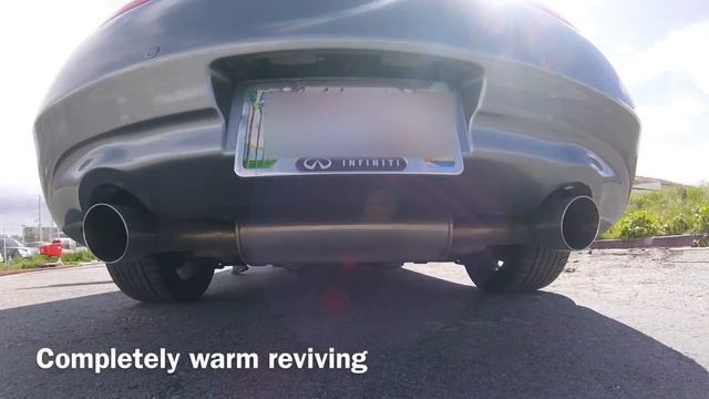 Infiniti G37 Coupe Megan Racing Exhaust revving смотреть онлайн