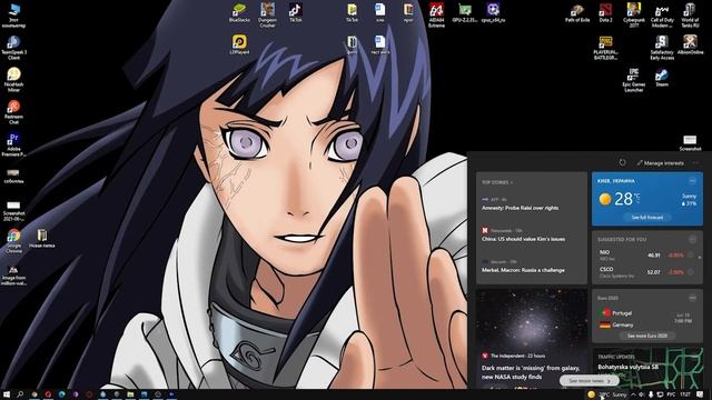 Как отключить виджет с погодой и новостями в Windows 10. Убираем панель с новостями смотреть онлайн