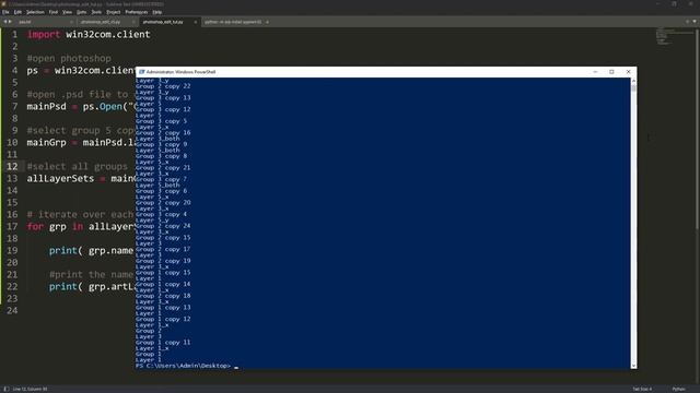 Automate texture creation with Python in Photoshop смотреть онлайн