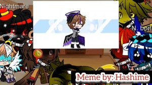 • Past Nightmares react to Chris Afton memes • (Part-1)