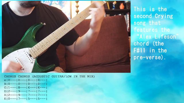 Crying - Revive (Guitar Playthrough w/Tab) смотреть онлайн