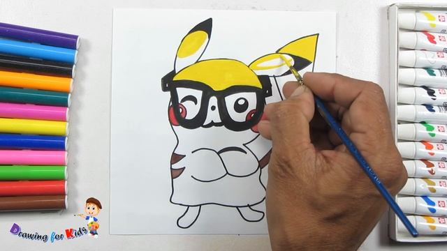 How To Draw Pikachu | Step By Step Tutorial | Draw Pikachu for Beginners |Как нарисовать Пикачу смотреть онлайн