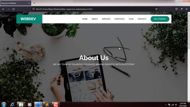 How To Make a Website Using HTML CSS and Bootstrap Step By Step Website Tutorial - Part 15 смотреть онлайн