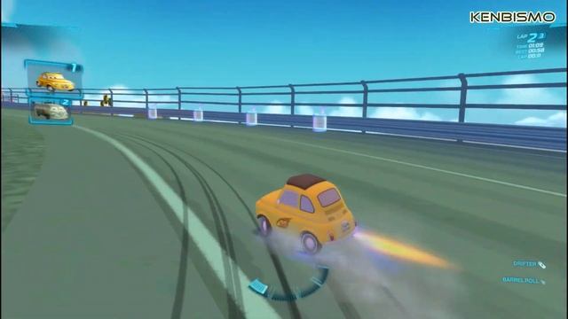 Luigi race at Mountain Run, Cars 2 The Video Game PC Gameplay 1080p HD смотреть онлайн