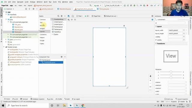 Screen Navigation : Fragments ,Tab Layout , View Pager || Android App Development Course #10 смотреть онлайн